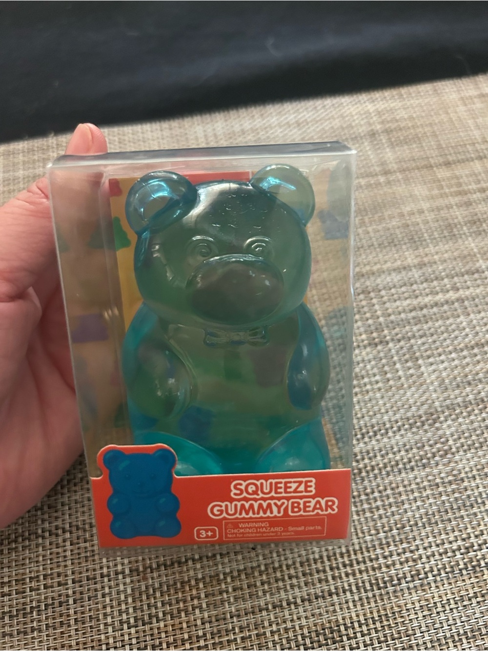 Craft Blue-Green Squeeze Gummy Bear squishy Toy